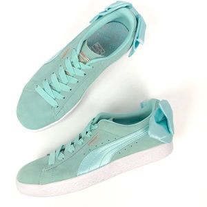 Puma Bow Suede Sneaker Island Paradise